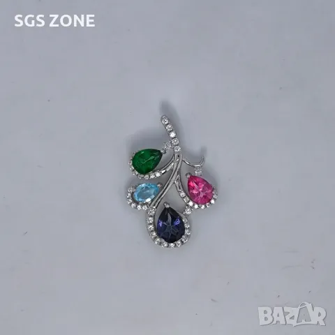 Супер Висулка с Естествени Камъни , снимка 2 - Колиета, медальони, синджири - 49762408