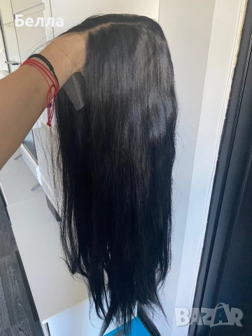 НОВА естествена перука! 100% високо качество, снимка 3 - Аксесоари за коса - 51772864