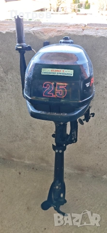 Извънбордов двигател Suzuki 2.5 HP (4-тактов) – КАТО НОВ! , снимка 2 - Воден транспорт - 54104607