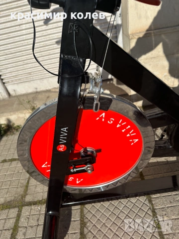 немски велоергометър (Spin Bike) "AsVIVA", снимка 4 - Фитнес уреди - 53408460