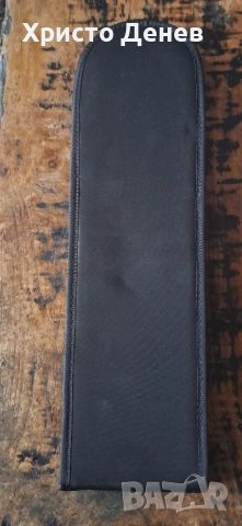 калъф за вратовръзки внос от Испания, черен, с ципово затваряне и допълнителен джоб с цип отвън, снимка 3 - Други - 53436542