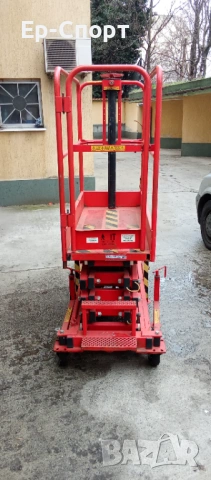 Вишка ножична Power 6 метра работна височина , снимка 3 - Индустриална техника - 50235662