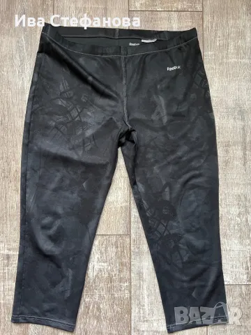 Нов 3/4 оригинален черен на дискретни орнаменти черен марков клин Reebok 