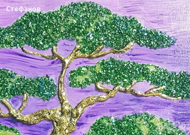 "Хармония", смесена техника, 3D ефект, снимка 4 - Декорация за дома - 53181133