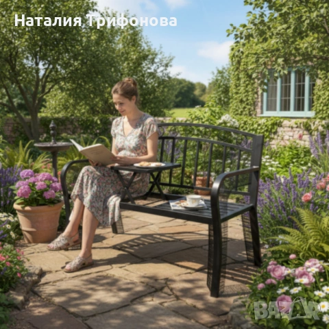 Градинска пейка 2 в 1 с разтегателна маса - удобство и функционалност, снимка 3 - Градински мебели, декорация  - 54169617