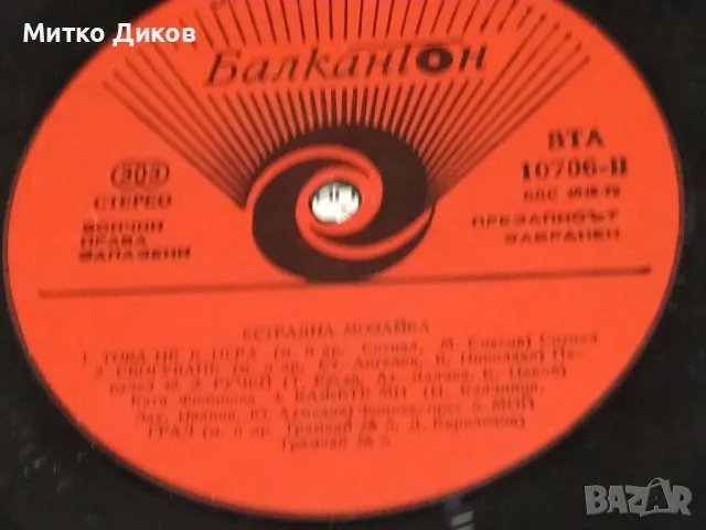 Естрадна мозайка голяма плоча, снимка 6 - Грамофонни плочи - 49961504
