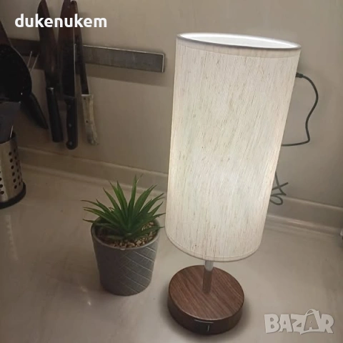 LED нощна лампа с USB зареждане и сензорно управление, снимка 9 - Лед осветление - 53092877