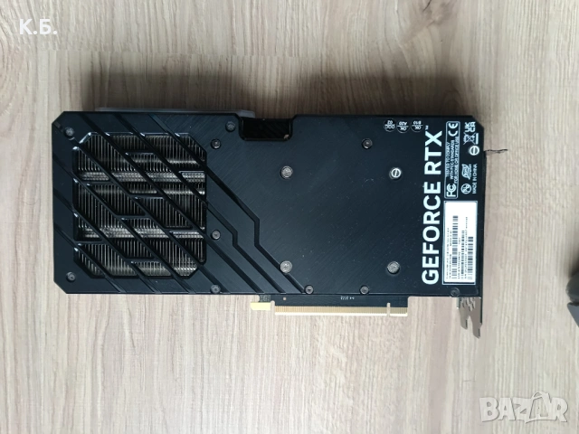 GainWard 4070 SUPER GHOST 12GB Гаранция, снимка 3 - Видеокарти - 53759343