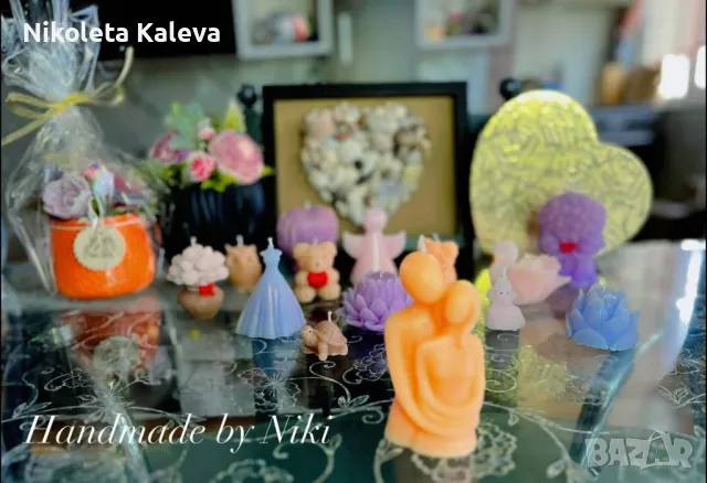 Ръчно изработени свещи от соев восък, снимка 11 - Ръчно изработени сувенири - 47969101