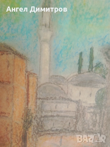 Никола Танев картина смесена техника , снимка 4 - Картини - 53632070