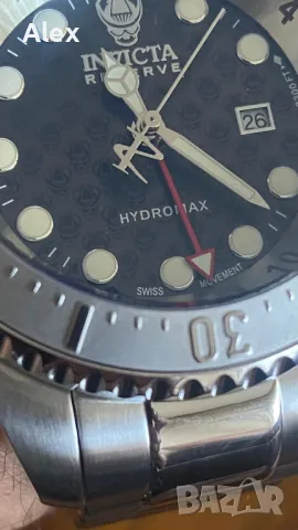 Продавам INVICTA Reserve Hydromax GMT, снимка 11 - Мъжки - 48021633