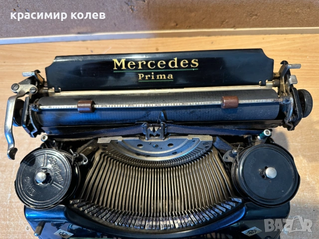 стара пишеща машина "MERCEDES PRIMA", снимка 4 - Антикварни и старинни предмети - 54134857