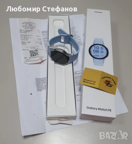 Смарт часовник SAMSUNG GALAXY FE R861 ,40 MM, GPS , снимка 5 - Смарт часовници - 50724812