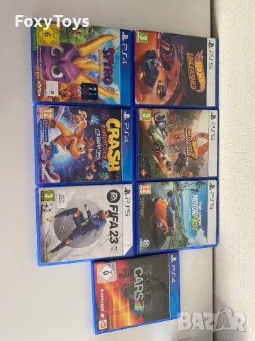 PS4 и PS5 игри - Hot wheels, Crash, FIFA, the crew, снимка 1 - Игри за PlayStation - 46917907