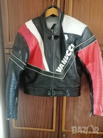 Кожено яке за моторист VANUCCI