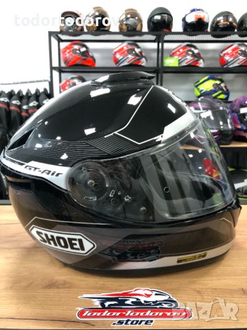 Мото каска SHOEI GT-AIR ,размер S 55-56см. вградени очила,висок клас!, снимка 2 - Аксесоари и консумативи - 45368541