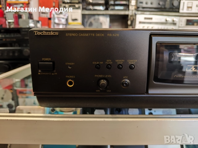 Касетен дек Technics RS-AZ6 В перфектно техническо и много добро визуално състояние., снимка 4 - Декове - 51730915