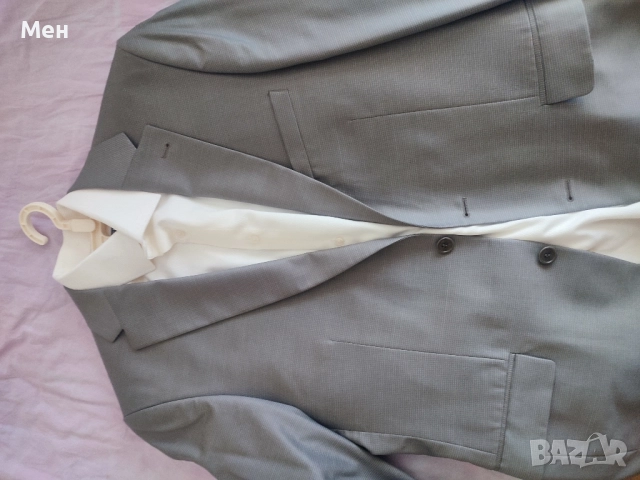 Спортно елегантен мъжки костюм fit slim., снимка 6 - Костюми - 52028308