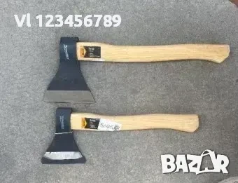 Брадва/ТОПОР/ 600/1000 грама с дръжка дърво 385/400 мм , SPARTA