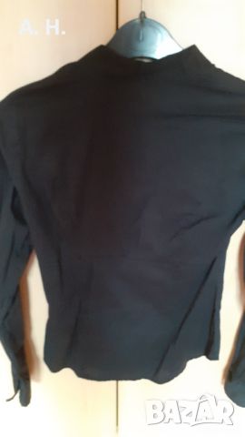 Черна дамска риза Vero moda, снимка 2 - Ризи - 30864173