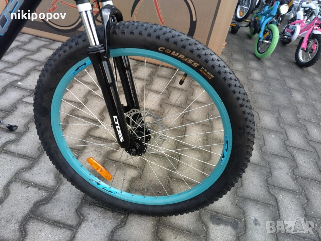 CROSS Алуминиев велосипед 24" SPEEDSTER boy 2db черен/син, снимка 4 - Велосипеди - 53561371