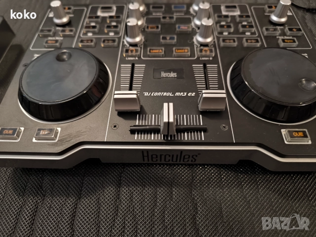 Dj пулт Hercules MP3 E2 , снимка 4 - Ресийвъри, усилватели, смесителни пултове - 52279245
