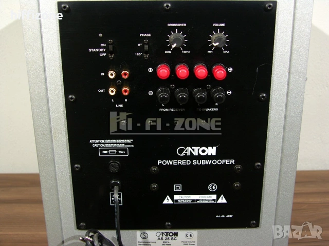  Субуфер Canton as 25sc , снимка 8 - Тонколони - 53393421