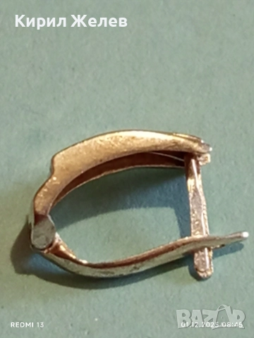 Красива сребърна обица проба 925 стилен дизайн и изработка 35477, снимка 3 - Обеци - 52599308