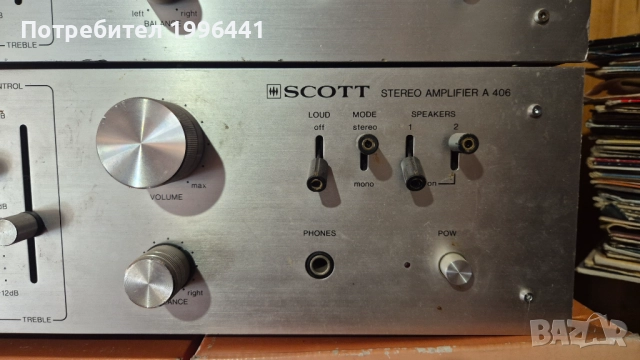 SCOTT A406, снимка 3 - Ресийвъри, усилватели, смесителни пултове - 52265735