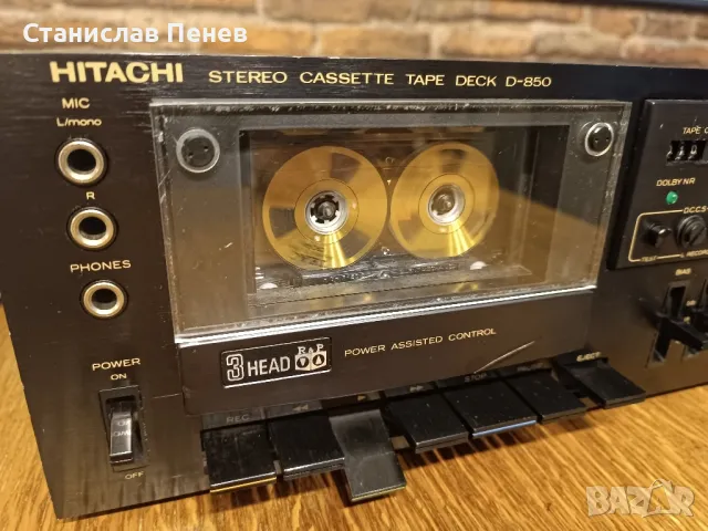 Hitachi D-850 3 Head Stereo Cassette Deck , снимка 8 - Декове - 47294642