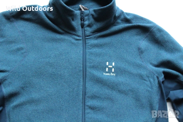 HAGLOFS - мъжка поларена горница, размер М, снимка 2 - Спортни дрехи, екипи - 52655018