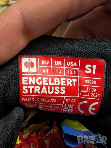  ENGELBERT STRAUSS  S1 Triest low номер 44 работни предпазни обувки с бомбе , снимка 9 - Други - 53804160