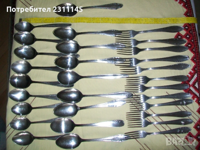 вилици, лъжици, снимка 2 - Прибори за хранене, готвене и сервиране - 52242927