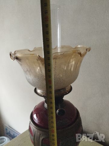 Газова (газена) лампа арт нуво, снимка 6 - Антикварни и старинни предмети - 45709762