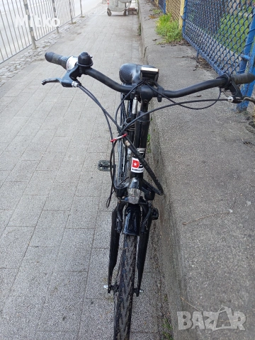 28 цола електрически алуминиев велосипед с 7 скорости усилени капли амортисьори предни като нов , снимка 3 - Велосипеди - 53725728