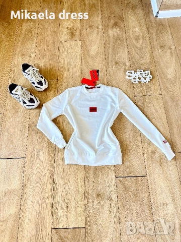 Hugo Boss!Страхотен суперсвеж ежедневен суичър.С М Л размер, снимка 6 - Суичъри - 51959202