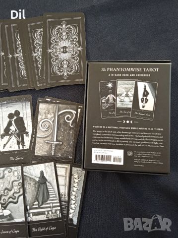 ТАРО карти “The Phantomwise TAROT”, снимка 3 - Карти за игра - 45865010