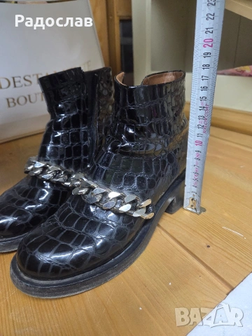 Дамски кожени боти GIVENCHY , снимка 6 - Дамски боти - 53829662