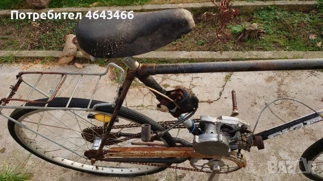 БАЛКАН с мотор 50 кубика за реставрация , снимка 2 - Мотоциклети и мототехника - 52911531