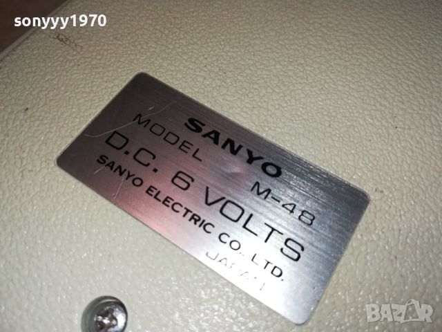 SANYO SOLID STATE-MADE IN JAPAN 0106241803LNWC, снимка 7 - Радиокасетофони, транзистори - 46009820