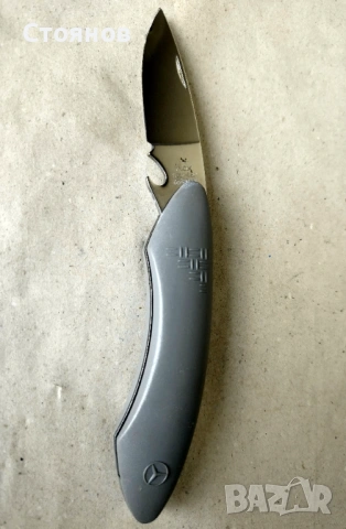 Оригинален сгъваем нож MERCEDES INOX Solingen / Germany, снимка 2 - Ножове - 53788327