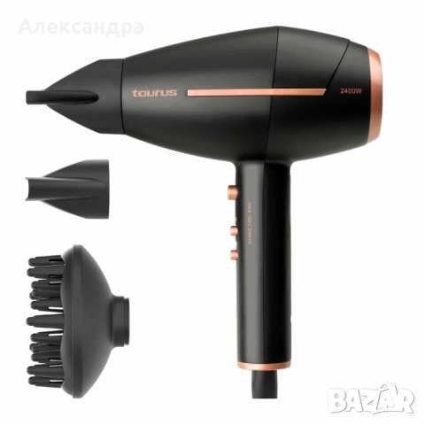 Професионален йонен сешоар Taurus Ionic Care 2400W – 2 скорости, 3 степени топлина, дифузер и концен, снимка 2 - Аксесоари за коса - 51528798