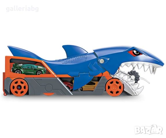 Hot Wheels City - Транспортьор акула с количка, снимка 9 - Коли, камиони, мотори, писти - 45150004