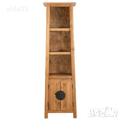 vidaXL Шкаф за баня, свободностоящ, рециклиран бор масив, 48x32x170 см（SKU:246036）, снимка 2 - Шкафове - 49375295