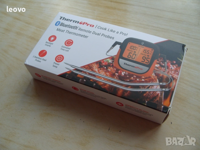 ThermoPro TP902 – Bluetooth термометър за месо и барбекю, снимка 2 - Други - 52645734