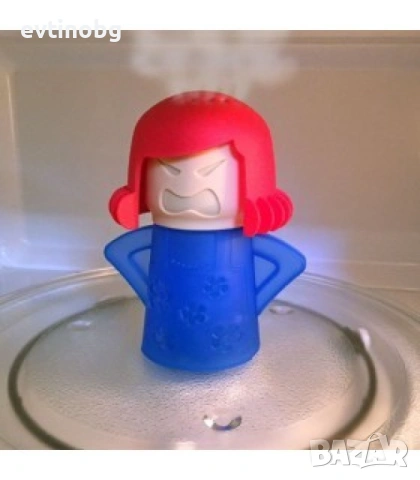 Почистващ уред за микровълнова фурна Angry mama, снимка 7 - Аксесоари за кухня - 54043300