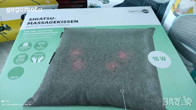 електрическа възглавница с шиацу масаж, шиацу масажор , снимка 5 - Масажори - 50898204