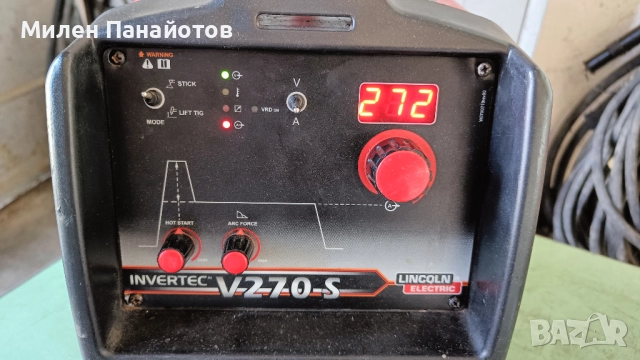  Lincoln invertec V-270S - Електрожен трифазен 270 ампера, снимка 6 - Други инструменти - 51793372