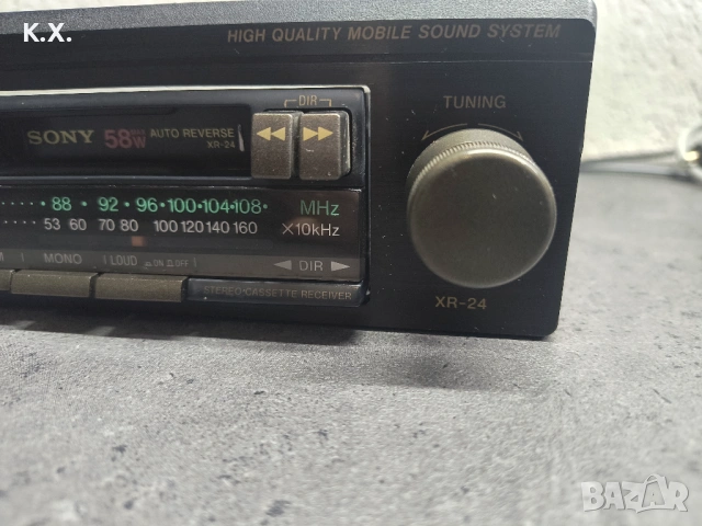 Радиокасетофон Sony XR-24, снимка 6 - Радиокасетофони, транзистори - 54209158