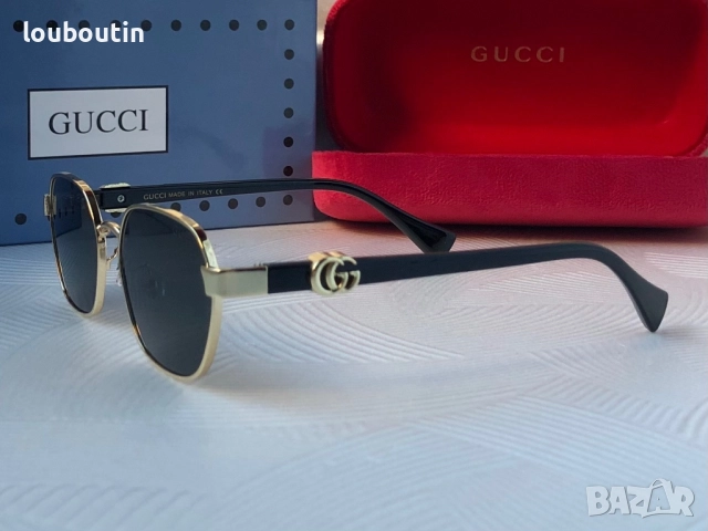 Дамски слънчеви очила Gucci 2025 2 цвята златни сребърни, снимка 11 - Слънчеви и диоптрични очила - 51703926